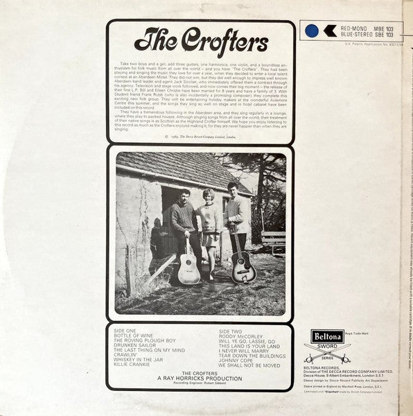 The Crofters (2) : The Crofters (LP)
