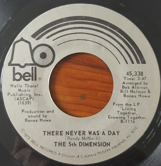 The Fifth Dimension : Everything's Been Changed (7", Single)