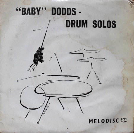 Baby Dodds : Drum Solos (7", EP, pus)