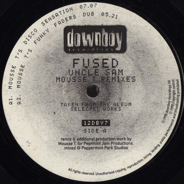 Fused : Uncle Sam (Remixes) (12")