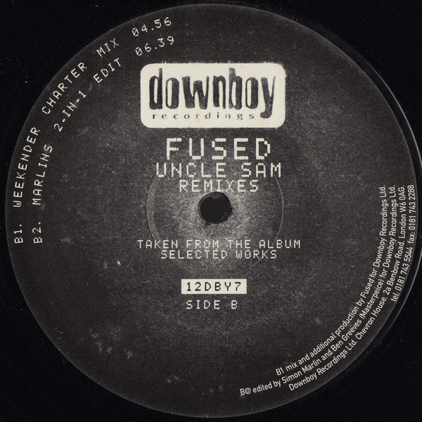 Fused : Uncle Sam (Remixes) (12")