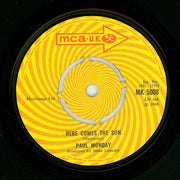Paul Monday (2) : Music Man / Here Comes The Sun (7", Single)