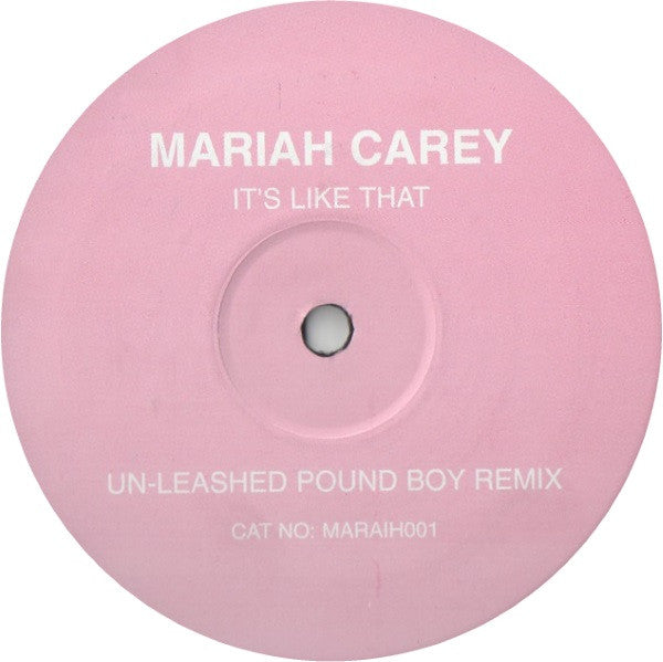 Mariah Carey : It's Like That (Pound Boys Remix) (12", S/Sided, Unofficial)