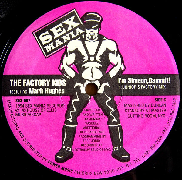 The Factory Kids Featuring Mark Hughes : I'm Simeon, Dammit! (2x12")