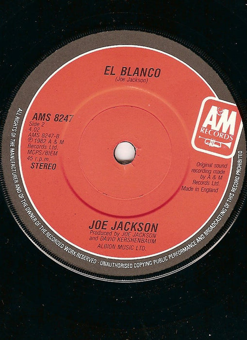 Joe Jackson : Breaking Us In Two (7", Single)