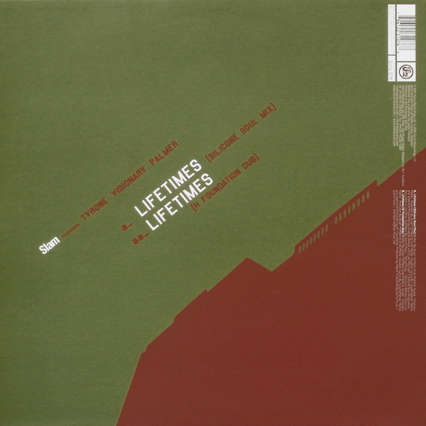 Slam Featuring Tyrone 'Visionary' Palmer* : Lifetimes (Remixes) (12", Single)