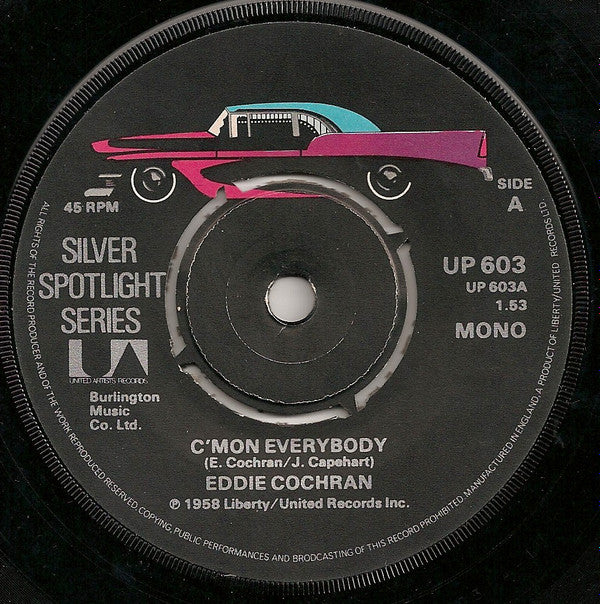 Eddie Cochran : C'mon Everybody (7", Single)
