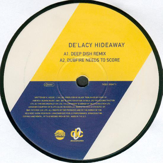 De'Lacy : Hideaway (12", Single)