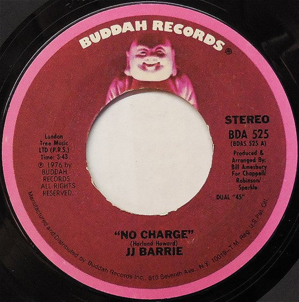 J. J. Barrie : No Charge (7", Single)