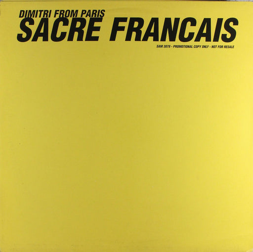 Dimitri From Paris : Sacre Francais (12", Promo)