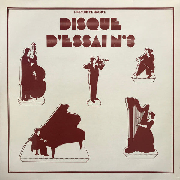 No Artist : Disque D'Essai N° 3 (LP, Dir)