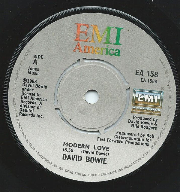 David Bowie : Modern Love (7", Single, Pus)
