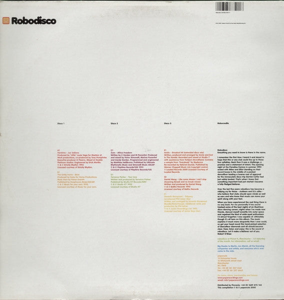 Various : Robodisco (3x12", Comp)