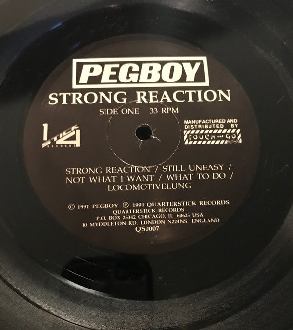 Pegboy : Strong Reaction (LP, Album)