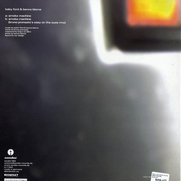 Baby Ford & Benno Blome : Smoke Machine (12")