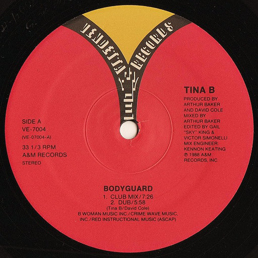 Tina B : Bodyguard (12")