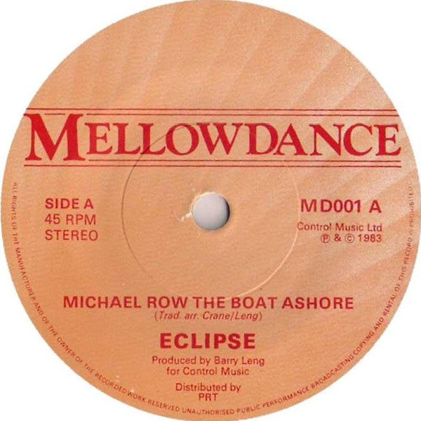 Eclipse (95) : Michael Row The Boat Ashore (7", Single)