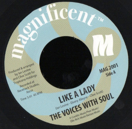 Voices With Soul : Like A Lady / Walking Back From Nowhere (7", Single)