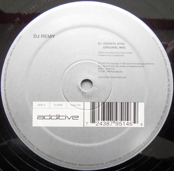 DJ Remy : EP 2.1 (12", EP)