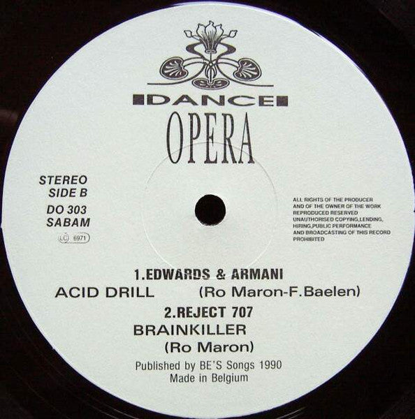 Little Little, Edwards & Armani, Reject 707 : Tickle Me / Oh La La La / Acid Drill / Brainkiller (12", Comp)