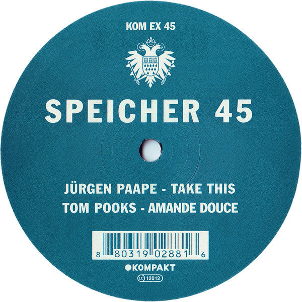 Jürgen Paape / Tom Pooks : Speicher 45 (12")