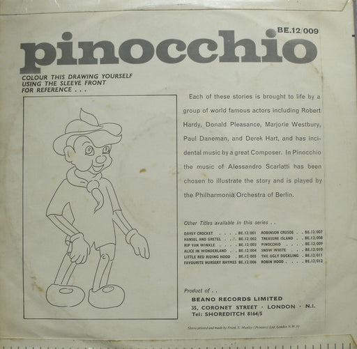 London Theatre Company : Pinocchio (LP)