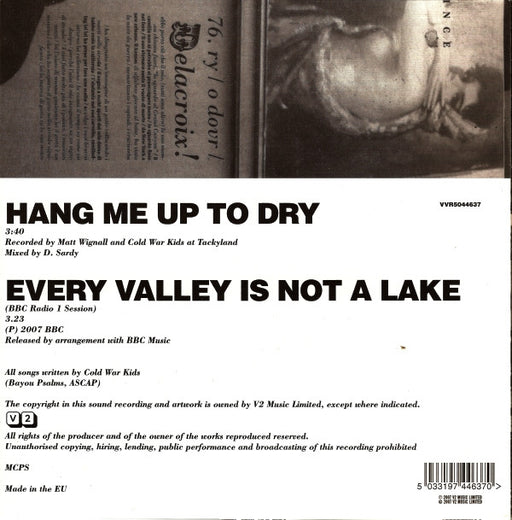 Cold War Kids : Hang Me Up To Dry (7", Single)