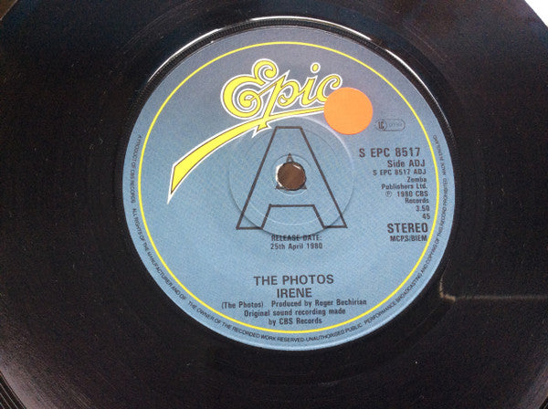 The Photos : Irene / Barbarellas  (7", Promo)