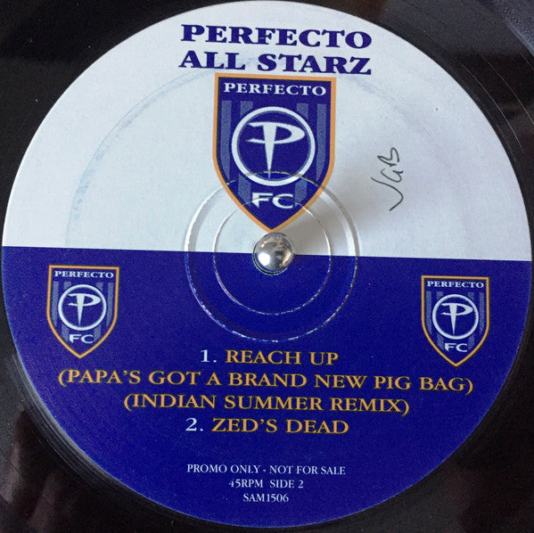 Perfecto All Starz* : Reach Up (Papa's Got A Brand New Pig Bag) (12", Promo)