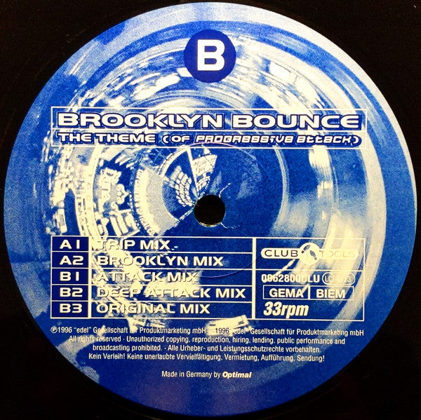 Brooklyn Bounce : The Theme (Of Progressive Attack) (12")