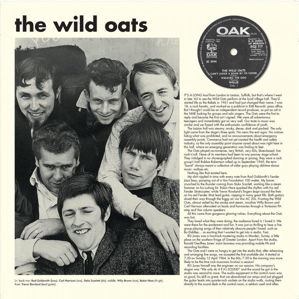 The Wild Oats : The Wild Oats (10", Comp)