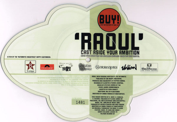 The Automatic : Raoul (7", Shape, Single, Ltd, Num, Pic)