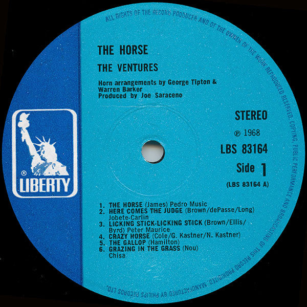 The Ventures : The Horse (LP, Album)