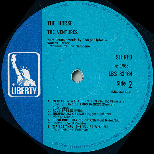 The Ventures : The Horse (LP, Album)