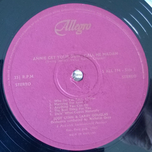 Judy Lynn, Larry Douglas (5) : Annie Get Your Gun - Call Me Madam (LP)