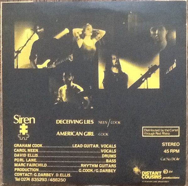 Siren (31) : Deceiving Lies (7", Single)