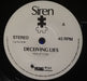 Siren (31) : Deceiving Lies (7", Single)