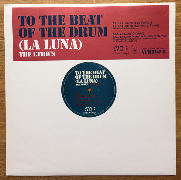The Ethics : To The Beat Of The Drum (La Luna) (12", Promo)