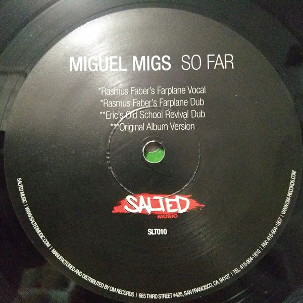 Miguel Migs : So Far (12")