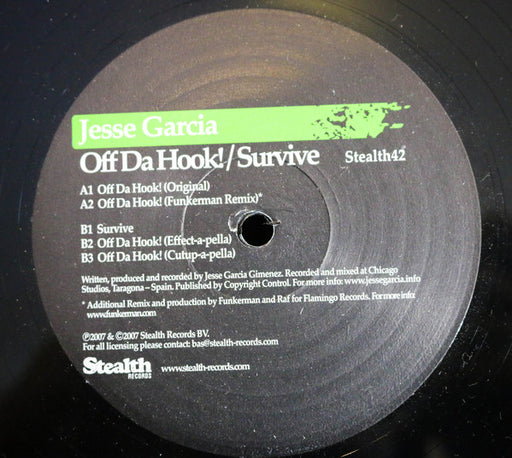Jesse Garcia : Off Da Hook! / Survive (12")