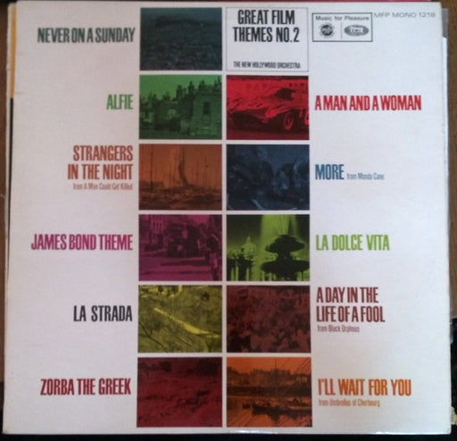 The New Hollywood Orchestra* : Great Film Themes No. 2 (LP, Mono)