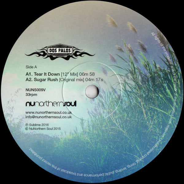 Dos Palos : Sugar Rush / Tear It Down (12")