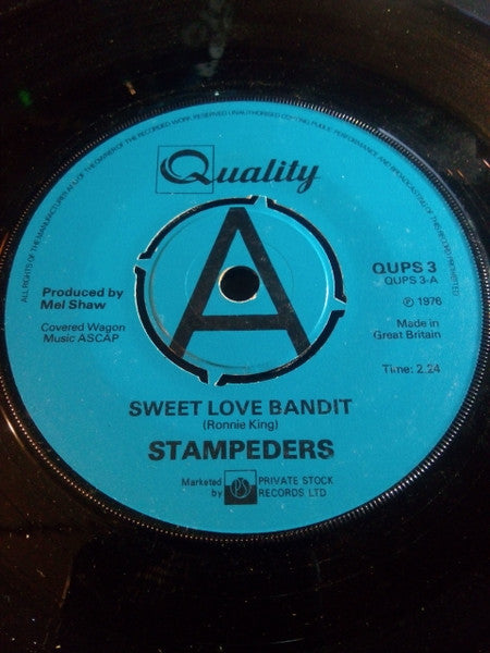 The Stampeders : Sweet Love Bandit (7", Promo)