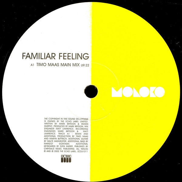 Moloko : Familiar Feeling (2x12", Promo)
