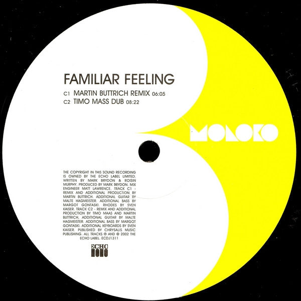 Moloko : Familiar Feeling (2x12", Promo)