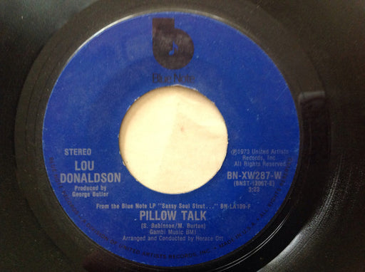 Lou Donaldson : Sassy Soul Strut / Pillow Talk (7")