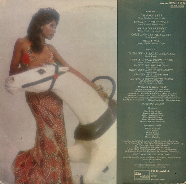 Stevie Wonder Presents Syreeta : Syreeta (LP, Album)