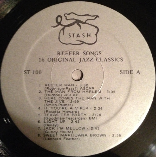 Various : Reefer Songs: 16 Original Jazz Classics (LP, Comp)