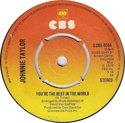 Johnnie Taylor : Disco Lady (7", Single, Pus)