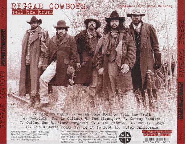 Reggae Cowboys : Tell The Truth (CD, Album, RE)